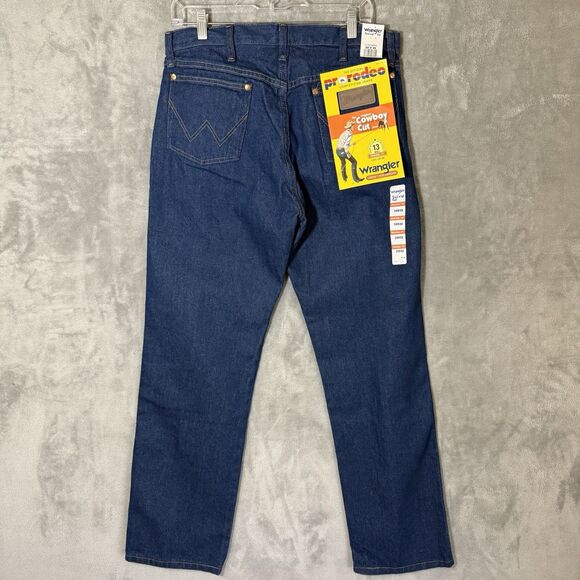 NWT Wrangler 13MWZ Cowboy Cut Jeans 33x32 (inseam 31) Vintage USA Western Rodeo - Picture 1 of 10